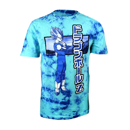 Vegeta Ascended Rage Tie-Dye Tee