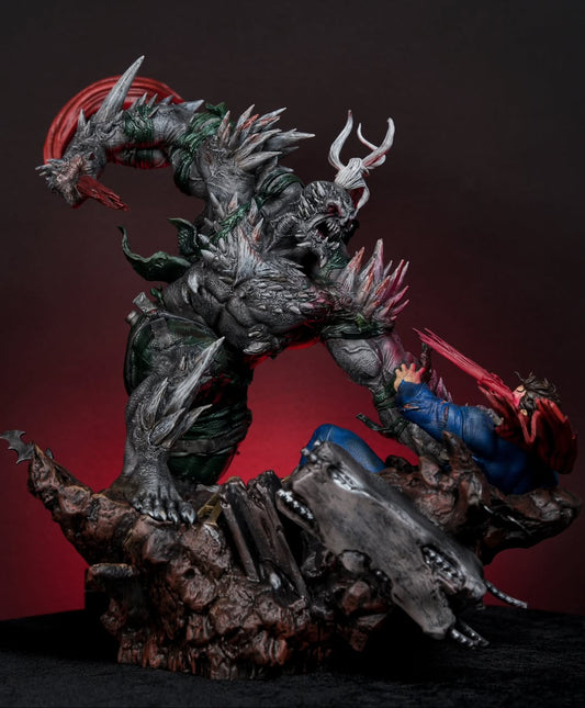 Doomsday vs Superman Figure