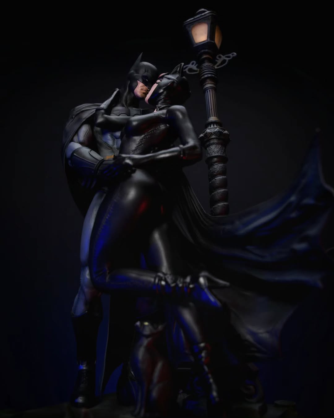 Cat and Bat Figure