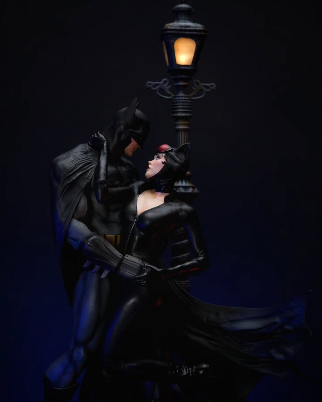 Cat and Bat Figure