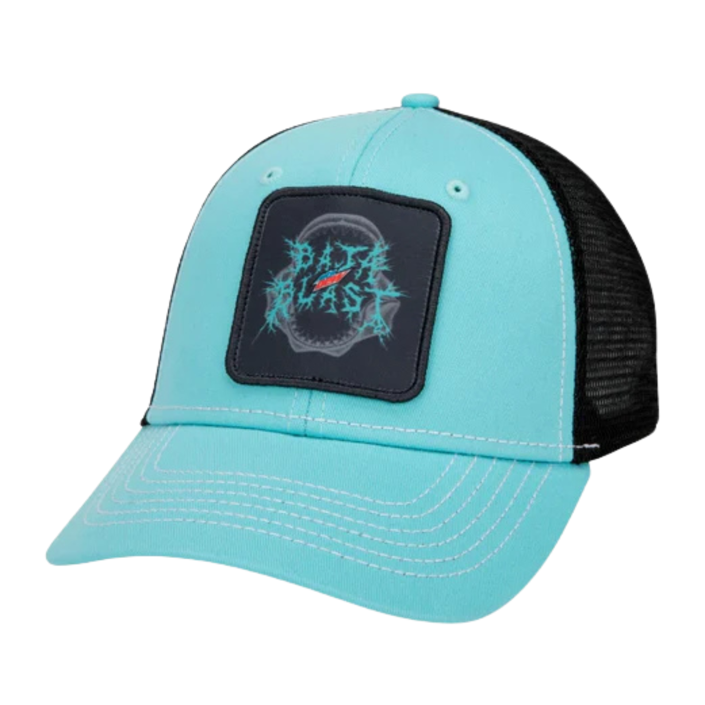 Electric Lime Blast Trucker Cap