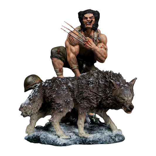 Wolf and Pet Figure