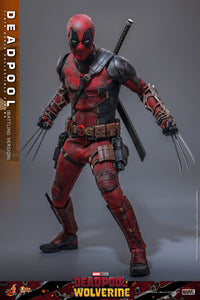 Marvel Deadpool Battling Version Collectible Action Figure