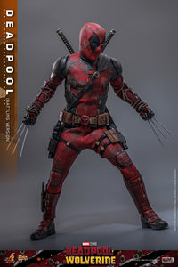 Marvel Deadpool Battling Version Collectible Action Figure