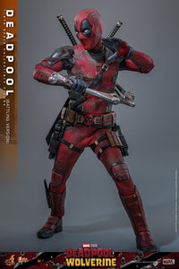 Marvel Deadpool Battling Version Collectible Action Figure