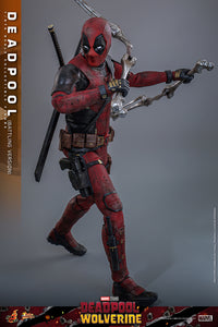 Marvel Deadpool Battling Version Collectible Action Figure