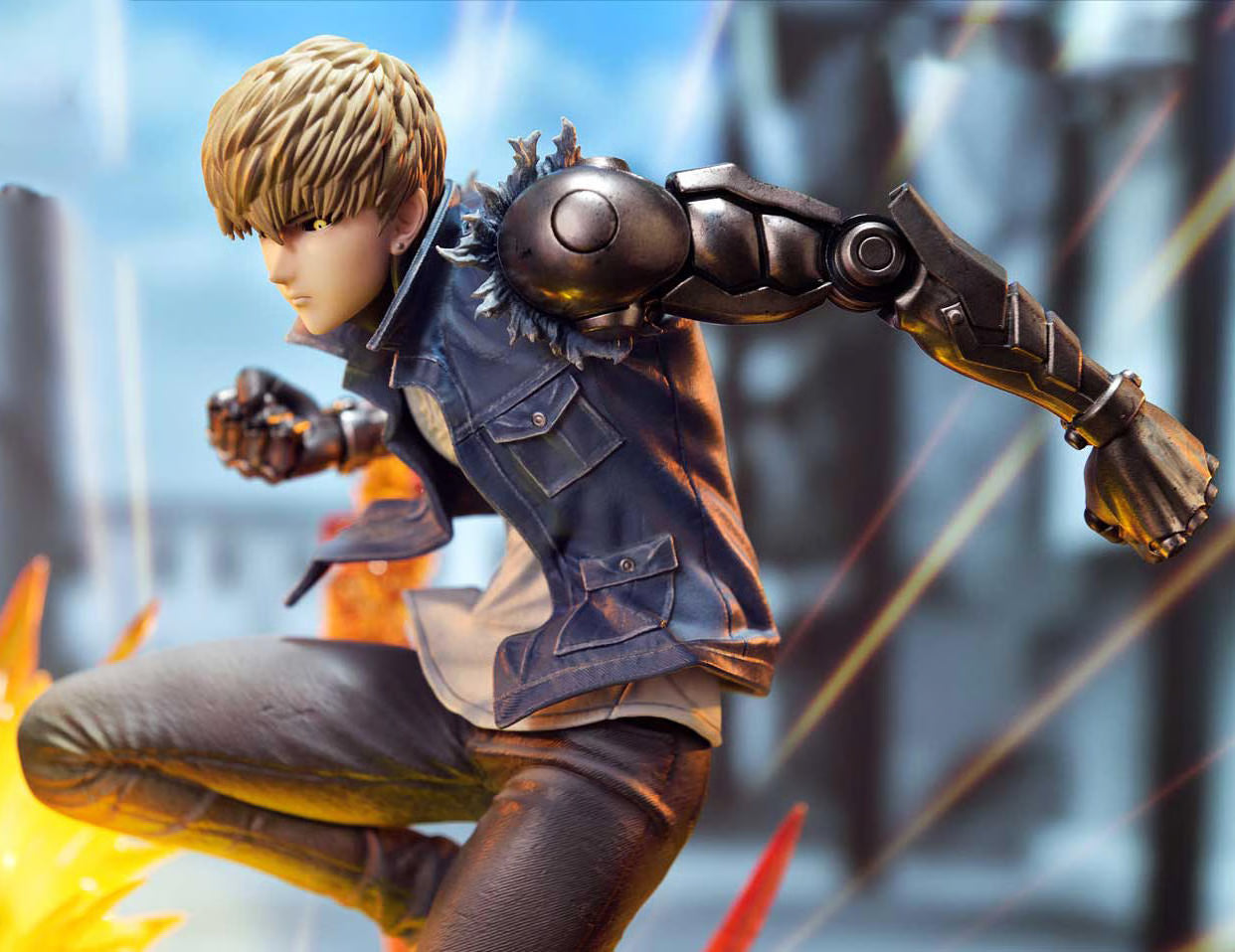 One-Punch Man Genos Premium Collectible Statue