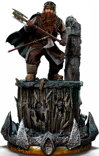 The Lord of the Rings Gimli Unleashed Premium Statue