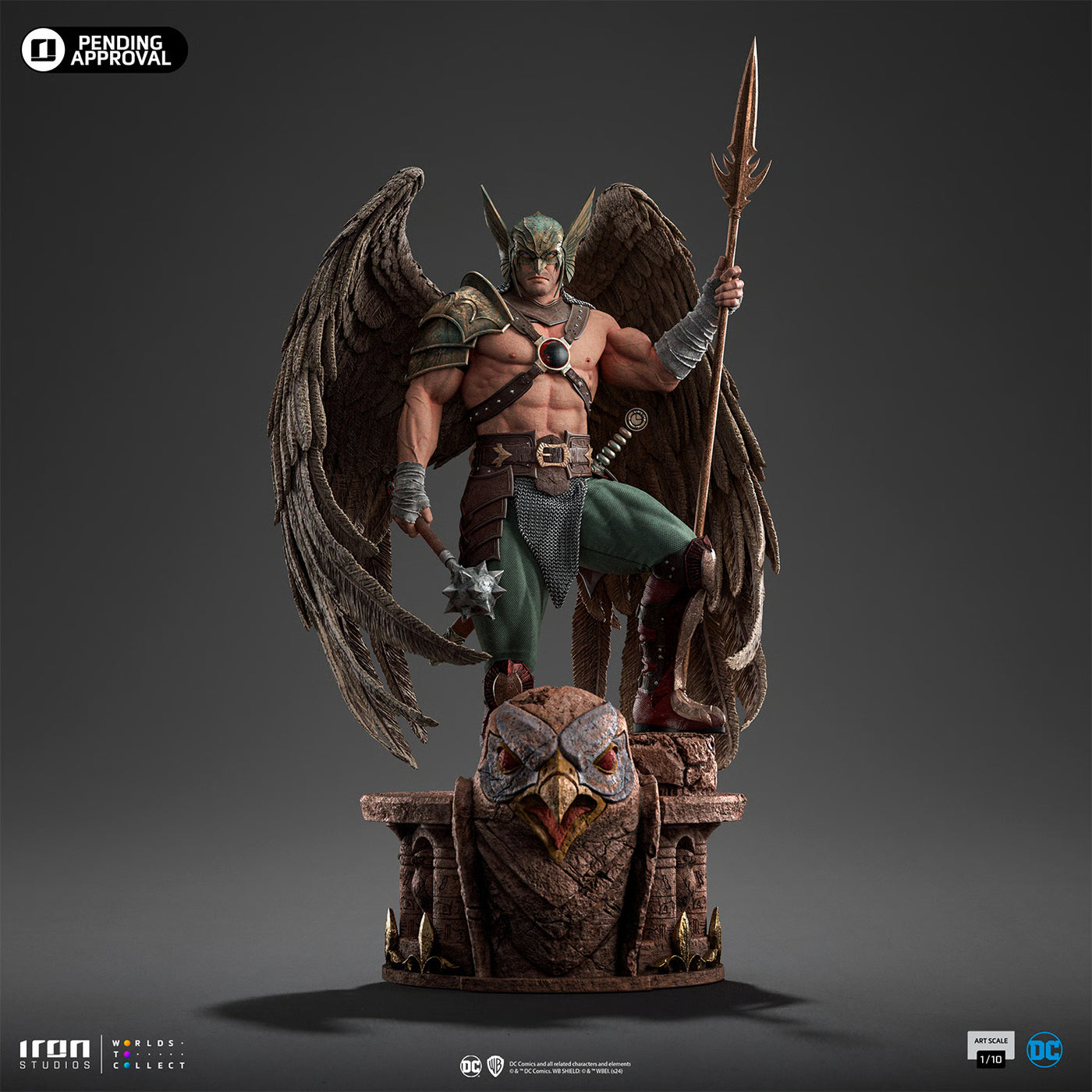 DC Hawkman 10th Anniversary Premium Statue
