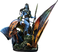 Avatar Jake Sully and the Great Leonopteryx Premium Statue