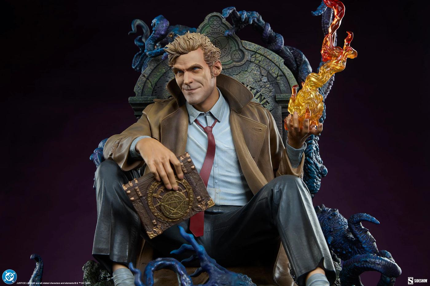 The Hellblazer on His Tombstone Throne