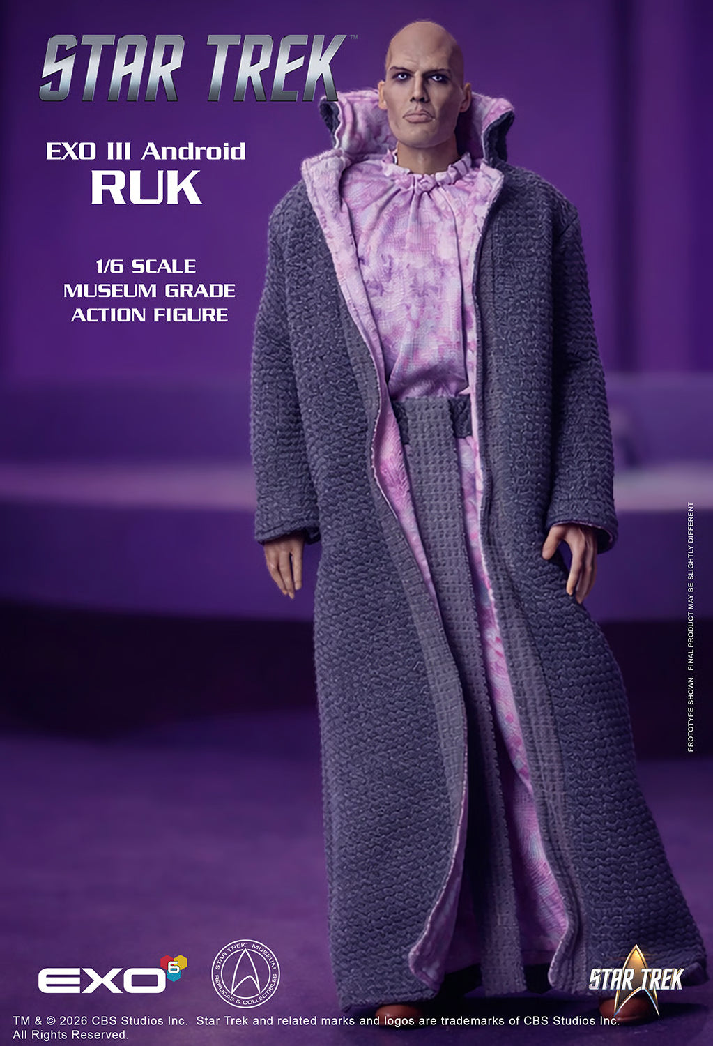 Ruk Star Trek EXO III Android Premium 1/6 Scale Figure