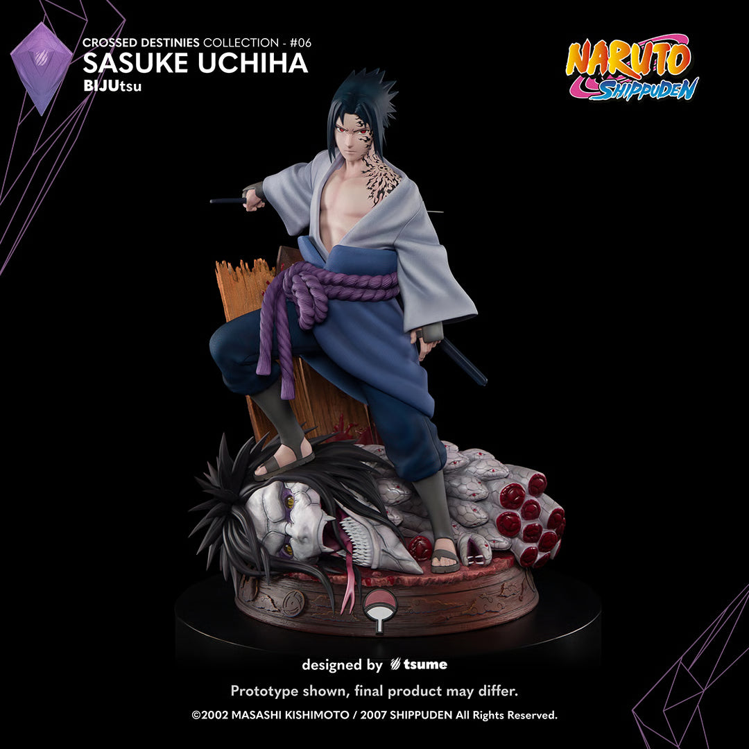 Naruto Shippuden Sasuke Uchiha BIJUtsu Premium Statue