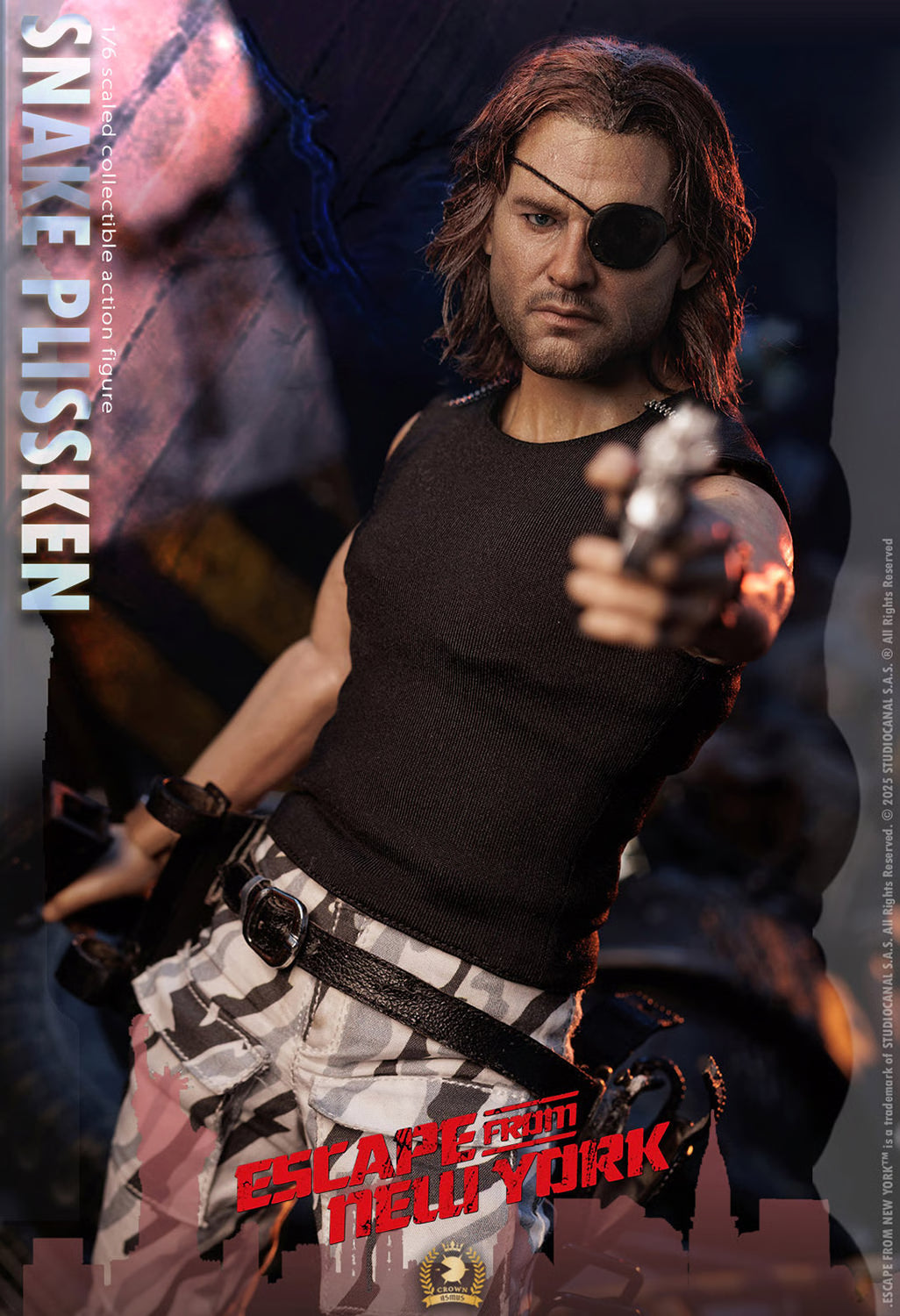 Escape from New York Snake Plissken Sixth Scale Figure