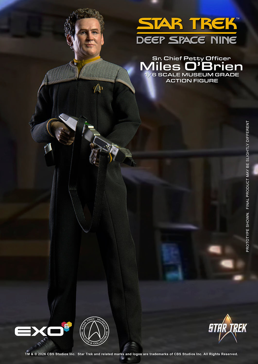 Star Trek DS9 Miles O’Brien 1/6 Scale Collectible Figure