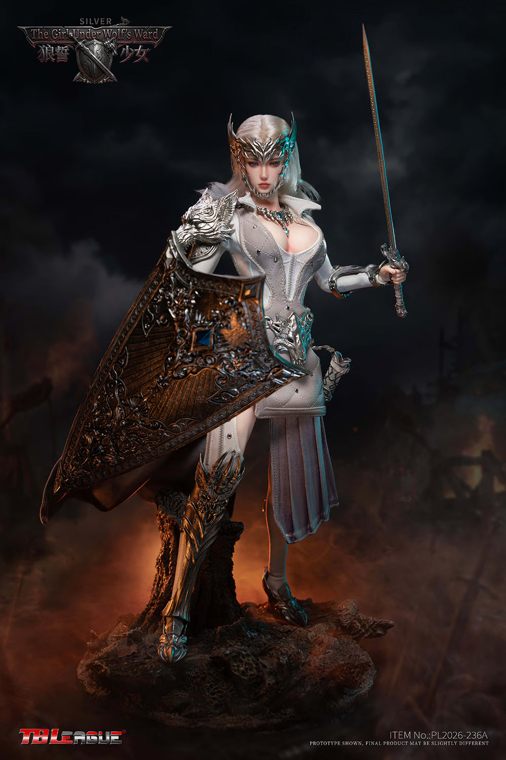 The Girl Under Wolf’s Ward Silver 1/6 Scale Figure
