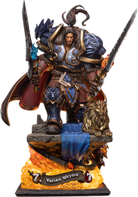 World of Warcraft Varian Wrynn Premium Statue