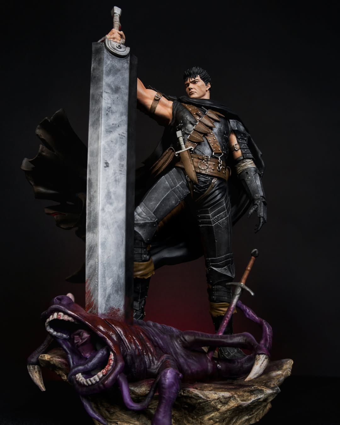 Black Swordsman Figure