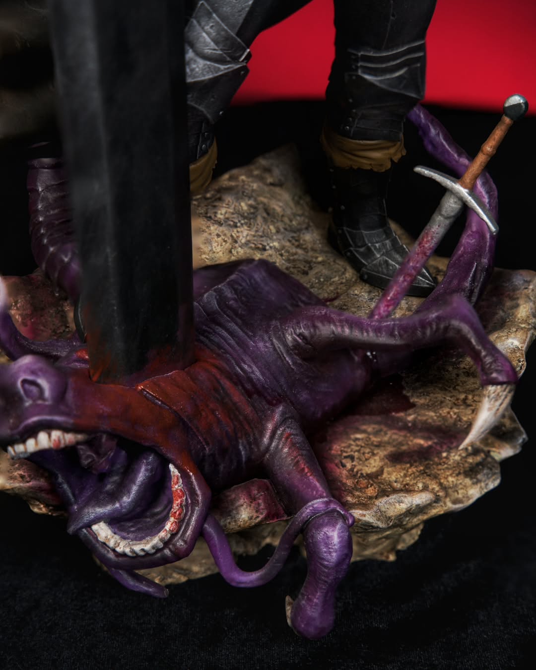 Black Swordsman Figure