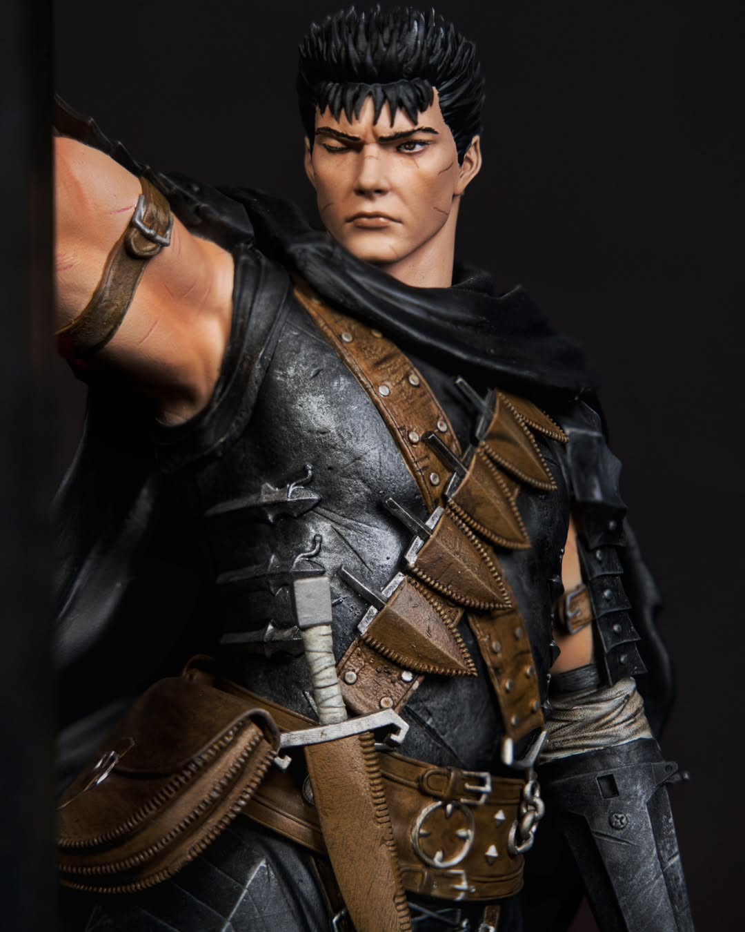 Black Swordsman Figure